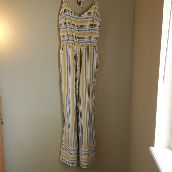 Clara Striped Jumpsuit - Picture 1 of 7